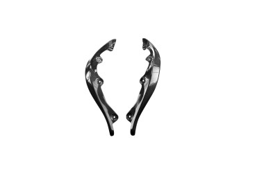 Carbon Seat Inlays for Triumph Rocket 3 R 2020 Carbon+Fibreglass | Plain Weave | Glossy
