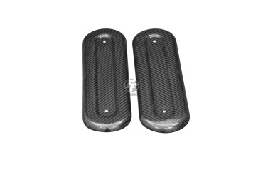 Rivestimento laterale 22,3 cm di distanza tra i fori di scarico Carbonio per Yamaha MT-01 