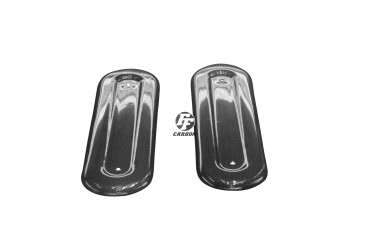 Carbon Side Panels 22,3 cm Hole Distance for Yamaha MT-01 Carbon+Fibreglass | Plain Weave | Glossy