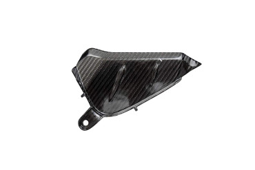 Carénage Latéral à gauge Carbone pour KTM SMC R 2019- Carbone+Fibre de Verre | Toile Sergé | Brillant