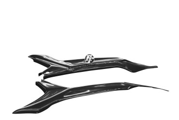Carbon Seitenverkleidung Rahmenschutz für Ducati Hyperstrada / Hypermotard 821 2013-2015 / 939 2016- Carbon+Fiberglas | Leinwand | Glossy