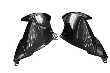 Carénage Latéral Carbone pour Aprilia Dorsoduro 1200 100% Carbone | Toile Contraignant | Brillant