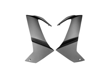 Carenado lateral Carbono por Aprilia RS 660 Carbono+Fibra de Vidrio | Patron Enlazado | Opaco