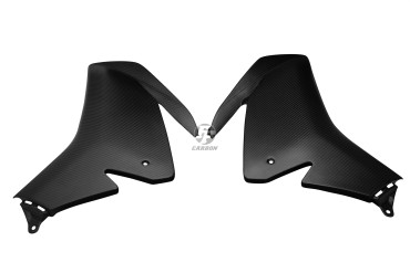 Carenado lateral Carbono por Aprilia RSV 4 2009-2020 Carbono+Fibra de Vidrio | Patron Enlazado | Opaco