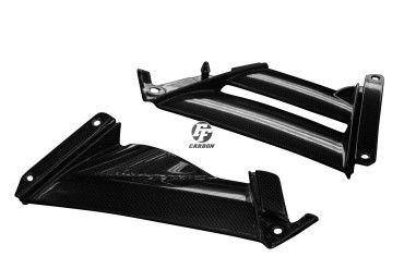 Carbon Side Panels for Aprilia RSV 4 RR/RF 2015-2020 Carbon+Fibreglass | Plain Weave | Glossy