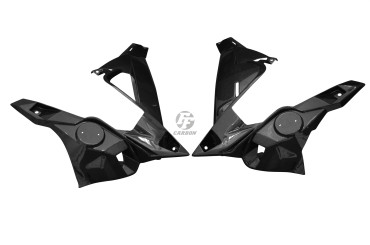 Carbon Side Panels for BMW S1000R 2014-2016 Carbon+Fibreglass | Plain Weave | Glossy
