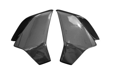 Carenado lateral Carbono por Ducati Diavel 1260/1260S 2019-2020 Carbono+Fibra de Vidrio | Patron Enlazado | Brillante
