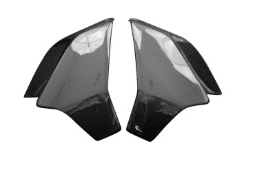 Carénage Latéral Carbone pour Ducati Diavel 1260/1260S 2019-2020 Carbone+Fibre de Verre | Toile Contraignant | Brillant