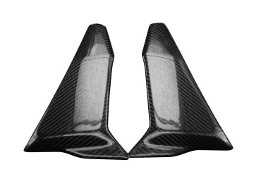Carénage Latéral Carbone pour Ducati Hypermotard 950 2019- Carbone+Fibre de Verre | Toile Sergé | Brillant