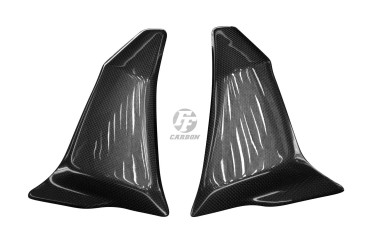 Rivestimento laterale Carbonio per Ducati Hypermotard 950 2019- Carbonio+Fibra di Vetro | Tela | Brillante