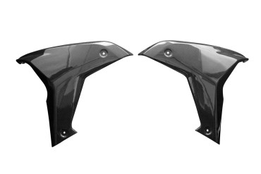 Carbon Side Panels for Ducati Multistrada V4 2021- Carbon+Fibreglass | Plain Weave | Glossy