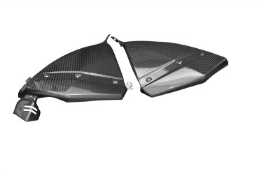 Rivestimento laterale Carbonio per Honda CB1000R 2008-2017 100% Carbonio | Spigato | Brillante
