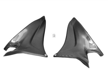 Carenado lateral Carbono por Honda CBR 600RR 2007-2012 100% Carbono | Patron Enlazado | Brillante