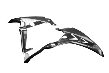 Carénage Latéral Carbone pour Honda CBR 650 R 2019-2023 Carbone+Fibre de Verre | Toile Contraignant | Brillant