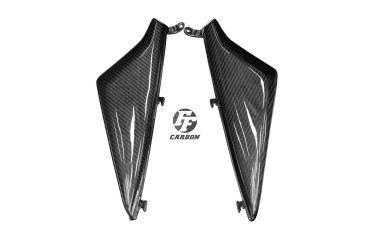 Carenado lateral Carbono por Honda VFR 1200 F Carbono+Fibra de Vidrio | Patron Enlazado | Brillante