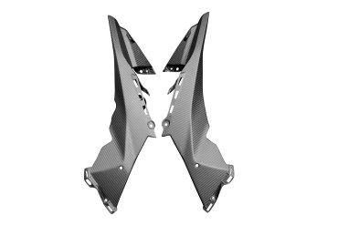 Carbon Seitenverkleidung für KTM 1290 Super Duke R Carbon+Fiberglas | Köper | Matt