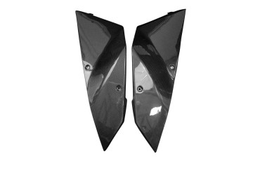 Carbon Side Panels for KTM Duke 690 III / SM / SMR 2008 - 2011 Carbon+Fibreglass | Plain Weave | Glossy