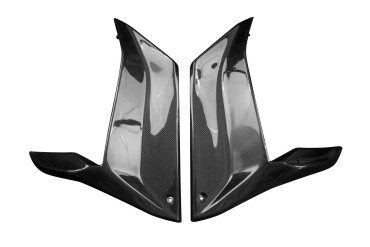 Rivestimento laterale Carbonio per Kawasaki Ninja 650 2020- Carbonio+Fibra di Vetro | Tela | Brillante