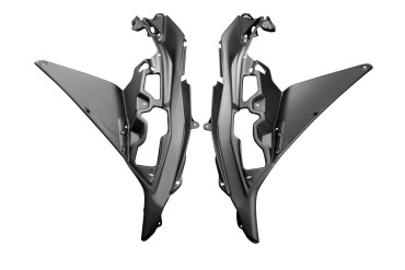 Carenado lateral Carbono por Kawasaki Ninja 650 2020- 100% Carbono | Patron Enlazado | Opaco