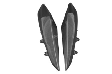 Carenado lateral Carbono por Kawasaki Z1000 2010-2013 Carbono+Fibra de Vidrio | Patron Sencillo | Brillante