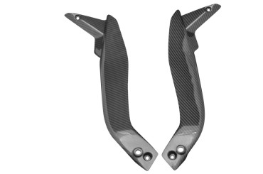 Carbon Seitenverkleidung für Kawasaki Z1000 2010-2013 Carbon+Fiberglas | Köper | Glossy