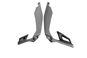 Carbon Seitenverkleidung für Kawasaki Z1000 2014-2018 Carbon+Fiberglas | Köper | Matt