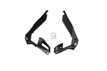 Carbon Side Panels for Kawasaki Z1000 2014-2018 Carbon+Fibreglass | Plain Weave | Glossy