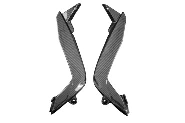 Rivestimento laterale Carbonio per Kawasaki Z1000SX 2011-2016 Carbonio+Fibra di Vetro | Spigato | Brillante