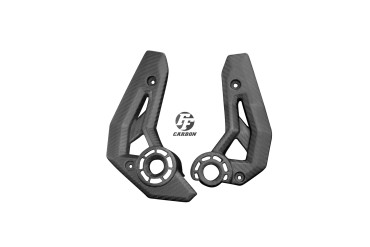 Rivestimento laterale Carbonio per Kawasaki Z650 / Ninja 650 2017-2021 Carbonio+Fibra di Vetro | Spigato | Opaco