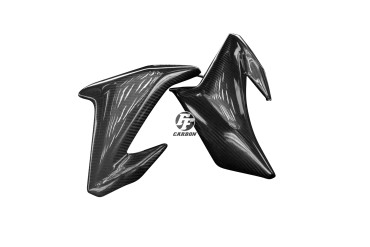 Carbon Seitenverkleidung für Kawasaki Z900 2017-2019 Carbon+Fiberglas | Köper | Glossy