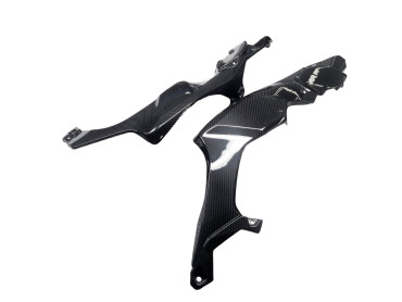 Rivestimento laterale Carbonio per Kawasaki ZX-10R 2021- 100% Carbonio | Tela | Brillante