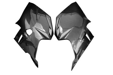 Carenado lateral Carbono por MV Agusta F4 750 / 1000 / 1078 1999-2009 100% Carbono | Patron Enlazado | Brillante