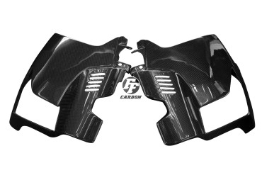 Rivestimento laterale Carbonio per Suzuki GSR 600 Carbonio+Fibra di Vetro | Spigato | Brillante