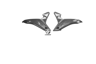 Carbon Side Panels for Suzuki GSR 750 Carbon+Fibreglass | Plain Weave | Glossy