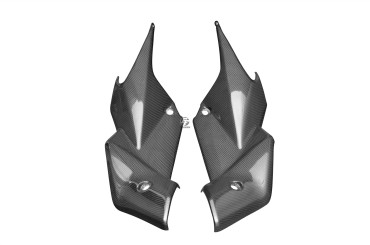 Carenado lateral Carbono por Suzuki GSR 750 100% Carbono | Patron Enlazado | Brillante