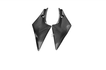 Carénage Latéral Carbone pour Suzuki GSX-R 600 / 750 2006-2007 Carbone+Fibre de Verre | Toile Sergé | Brillant
