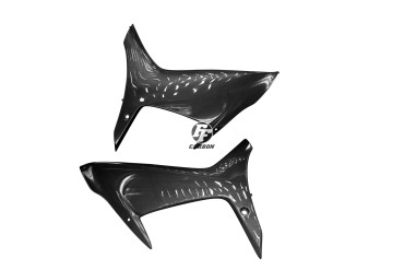 Carenado lateral Carbono por Suzuki GSX-R 600/750 2011-2014 Carbono+Fibra de Vidrio | Patron Sencillo | Brillante
