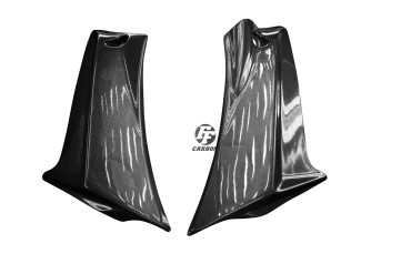Rivestimento laterale Carbonio per Suzuki GSX-R 600/750 2011-2014 Carbonio+Fibra di Vetro | Spigato | Opaco