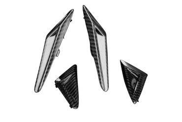 Carbon Seitenverkleidung für Triumph Daytona 675 2013-2017 Carbon+Fiberglas | Köper | Glossy