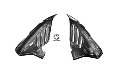 Carenado lateral Carbono por Triumph Speed Triple 2016- Carbono+Fibra de Vidrio | Patron Sencillo | Brillante