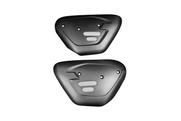 Carenado lateral Carbono por Triumph Speed Twin 2021- 100% Carbono | Patron Enlazado | Opaco