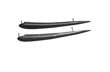 Rivestimento laterale (versione asimmetrica) Carbonio per Triumph Sprint ST 1050 2005-2010 