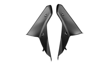 Rivestimento laterale Carbonio per Triumph Sprint ST 1050 2005-2010 Carbonio+Fibra di Vetro | Tela | Opaco