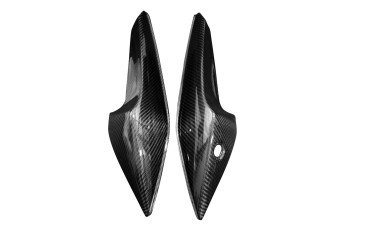 Carbon Side Panels for Triumph Street Triple 675 2013- Carbon+Fibreglass | Twill Weave | Glossy