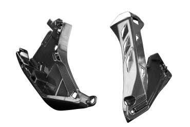 Carbon Side Panels for Yamaha MT-07 2018-2020 Carbon+Fibreglass | Plain Weave | Glossy