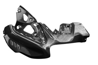 Carénage Latéral Carbone pour Yamaha MT-07 2018-2020 Carbone+Fibre de Verre | Toile Contraignant | Brillant