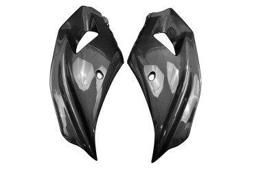 Rivestimento laterale Carbonio per Yamaha YZF-R7 2022- Carbonio+Fibra di Vetro | Tela | Brillante