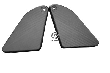 Carenado lateral en el marco Carbono por BMW F800 GS 2016- Carbono+Fibra de Vidrio | Patron Enlazado | Opaco