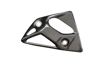 Carenado lateral en el marco Carbono por Ducati Multistrada V4 2021- Carbono+Fibra de vidrio | Patron Sencillo | Brillante