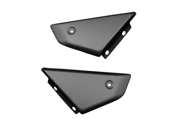 Carenado lateral en el marco Carbono por Ducati Scrambler 1100 / 1100 Special / 1100 Sport 2018- Carbono+Fibra de Vidrio | Patron Sencillo | Opaco